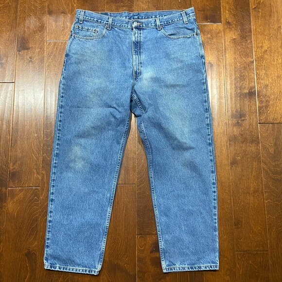 Levi's Vintage Y2K 560 Relaxed Fit Denim Blue Jeans Men's Size 42 x 31 - Picture 3 of 8
